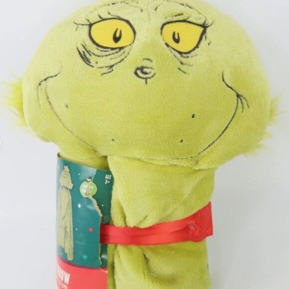 THE GRINCH Hooded Throw Blanket - Cuddly as A Cactus Soft! Dr. Suess - Picture 1 of 7